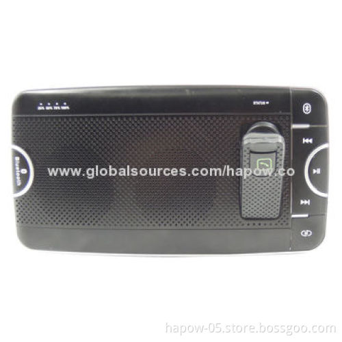 Bluetooth handsfree kits with power bank, speaker, recorder and LED lighter